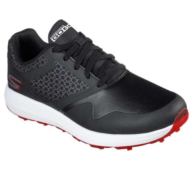 Skechers Go Max - Mens Golf Shoes Black/Red [AU-XP8643]